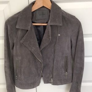 BlankNYC suede moto jacket